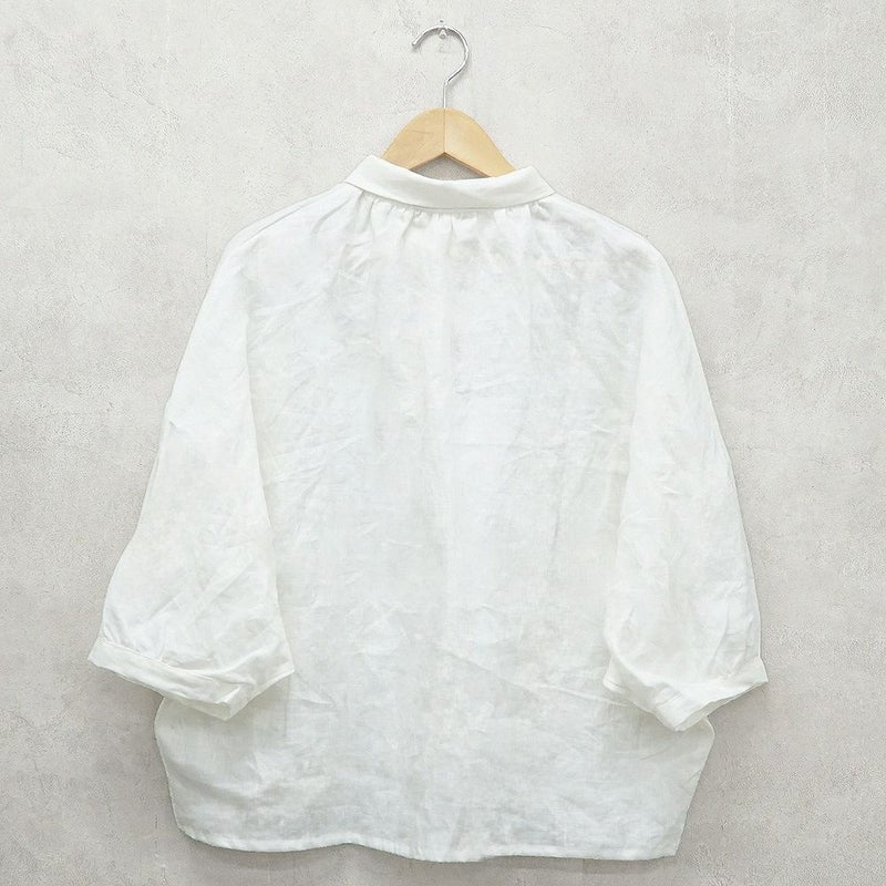 Branch m‘.,ブランチエム,ナチュラル,30代,40代,50代,60代,リネン,ゆったり,ブラウス,リネンブラウス,ドルマンブラウス,ドルマン,ドルマンシルエット,羽織, 