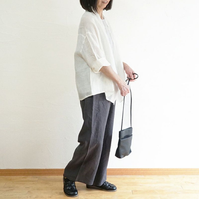 Branch m‘.,ブランチエム,ナチュラル,30代,40代,50代,60代,リネン,ゆったり,カーディガン,ショール,リネンカーデ,リネンカーディガン,リネンショール,ショールカーディガン,ストールカーディガン,紫外線対策,冷房対策