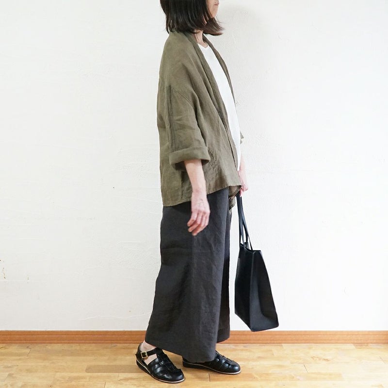 Branch m‘.,ブランチエム,ナチュラル,30代,40代,50代,60代,リネン,ゆったり,カーディガン,ショール,リネンカーデ,リネンカーディガン,リネンショール,ショールカーディガン,ストールカーディガン,紫外線対策,冷房対策