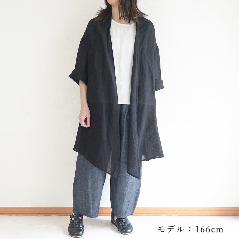 Branch m‘.,ブランチエム,ナチュラル,30代,40代,50代,60代,リネン,ゆったり,カーディガン,ショール,リネンカーデ,リネンカーディガン,リネンショール,ショールカーディガン,ストールカーディガン,紫外線対策,冷房対策
