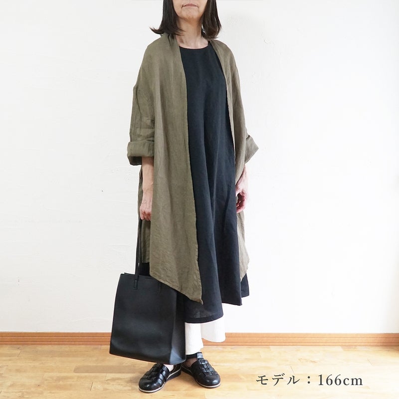 Branch m‘.,ブランチエム,ナチュラル,30代,40代,50代,60代,リネン,ゆったり,カーディガン,ショール,リネンカーデ,リネンカーディガン,リネンショール,ショールカーディガン,ストールカーディガン,紫外線対策,冷房対策