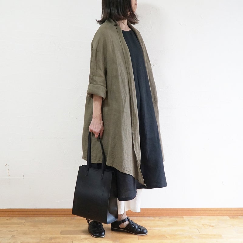 Branch m‘.,ブランチエム,ナチュラル,30代,40代,50代,60代,リネン,ゆったり,カーディガン,ショール,リネンカーデ,リネンカーディガン,リネンショール,ショールカーディガン,ストールカーディガン,紫外線対策,冷房対策