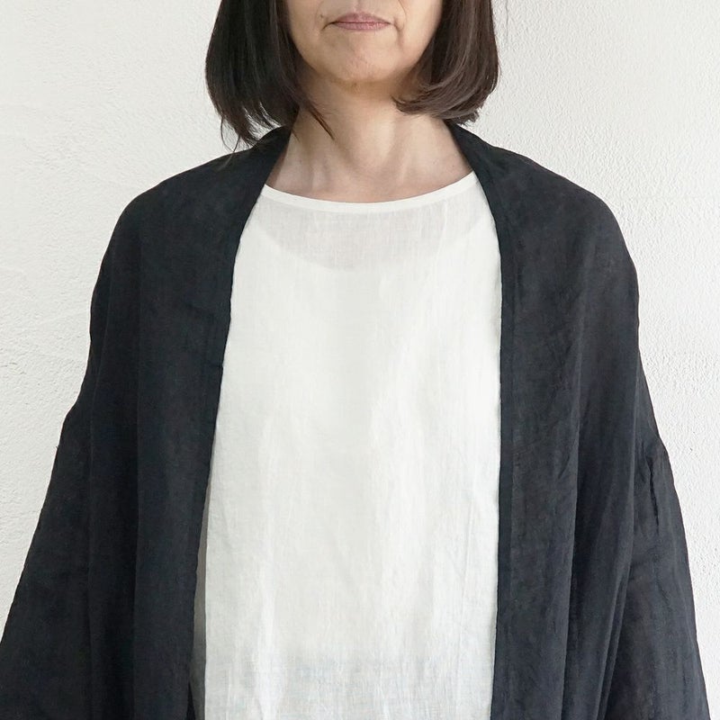 Branch m‘.,ブランチエム,ナチュラル,30代,40代,50代,60代,リネン,ゆったり,カーディガン,ショール,リネンカーデ,リネンカーディガン,リネンショール,ショールカーディガン,ストールカーディガン,紫外線対策,冷房対策