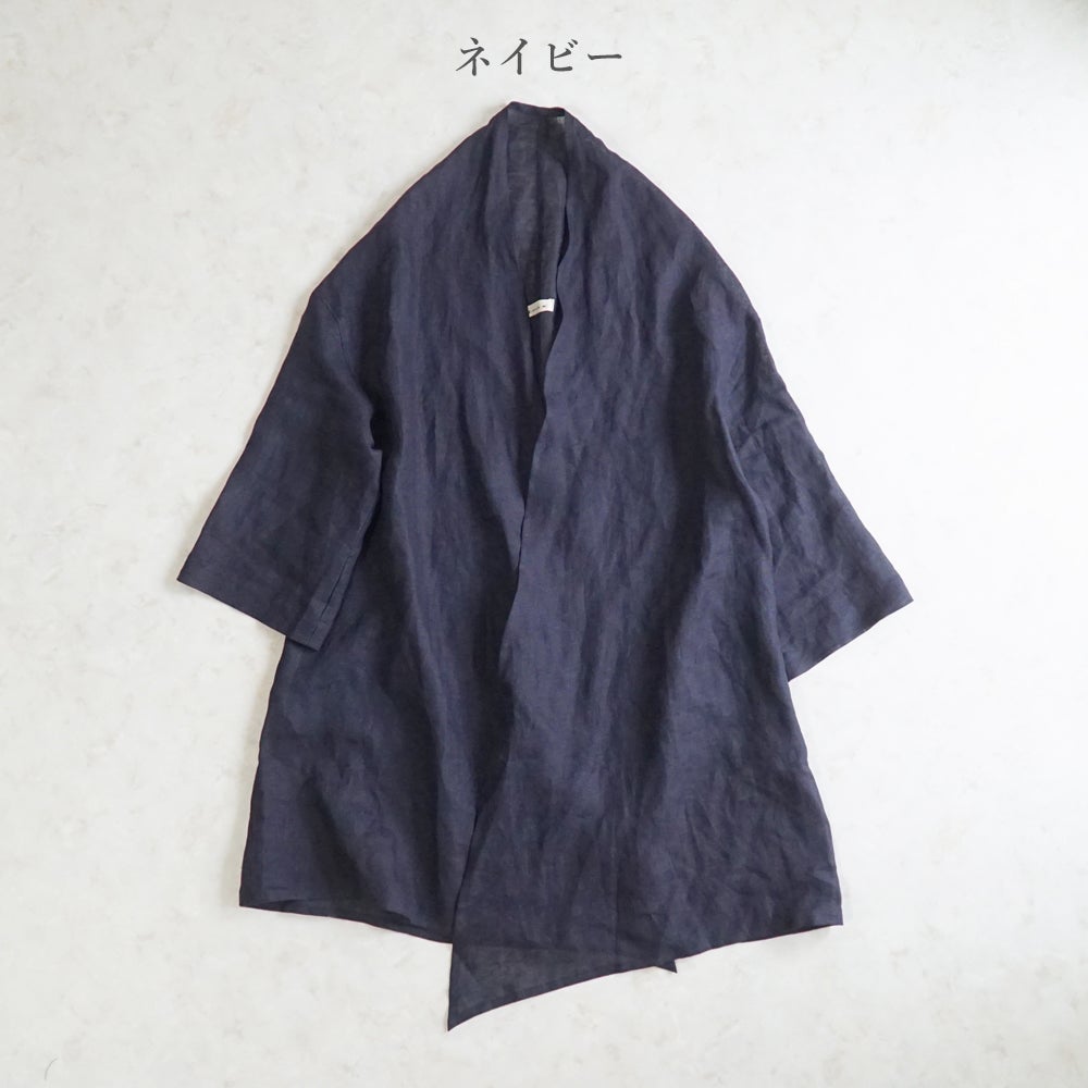 Branch m‘.,ブランチエム,ナチュラル,30代,40代,50代,60代,リネン,ゆったり,カーディガン,ショール,リネンカーデ,リネンカーディガン,リネンショール,ショールカーディガン,ストールカーディガン,紫外線対策,冷房対策