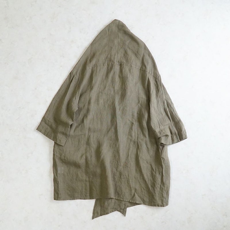 Branch m‘.,ブランチエム,ナチュラル,30代,40代,50代,60代,リネン,ゆったり,カーディガン,ショール,リネンカーデ,リネンカーディガン,リネンショール,ショールカーディガン,ストールカーディガン,紫外線対策,冷房対策