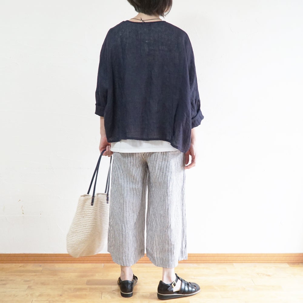Branch m‘.,ブランチエム,ナチュラル,30代,40代,50代,60代,リネン,ゆったり,カーディガン,ボレロ,リネンカーデ,リネンカーディガン,リネンボレロ,ボレロカーディガン,紫外線対策,冷房対策