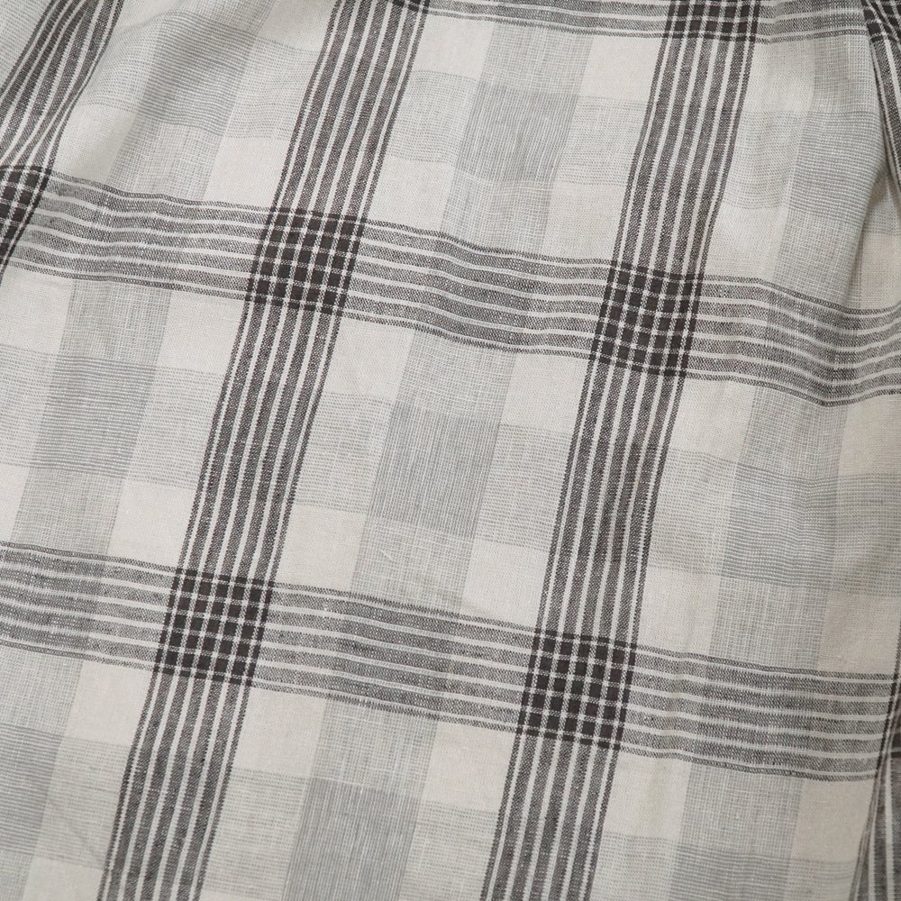 Branch m‘.,ブランチエム,ナチュラル,30代,40代,50代,60代,コットン,skirt,スカート,チェックスカート,フレアスカート,タックスカート