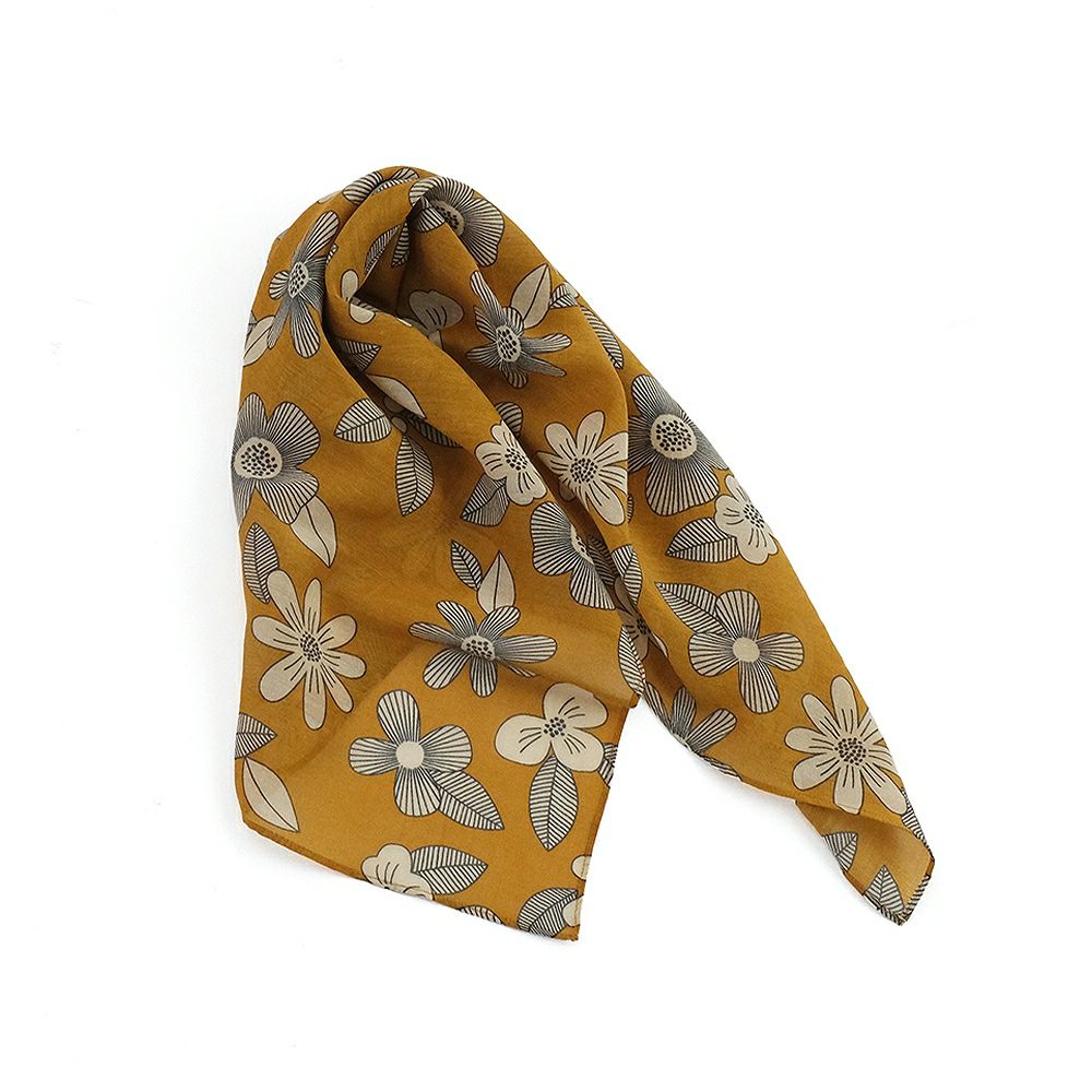 Branch m‘.,ブランチエム,ナチュラル,30代,40代,50代,60代,スカーフ,パネルスカーフ,花柄スカーフ,花柄,shesay,志成, 志成販売