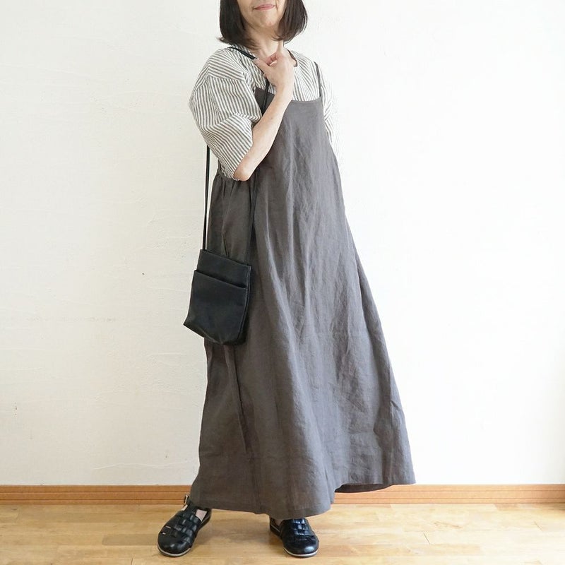 Branch m‘.,ブランチエム,ナチュラル,30代,40代,50代,60代,リネン,ゆったり,blouse,ブラウス,プルオーバー,５分袖プルオーバー,５分袖,ストライプ,ストライプブラウス,ストライプシャツ,リラックス,リラックスプルオーバー