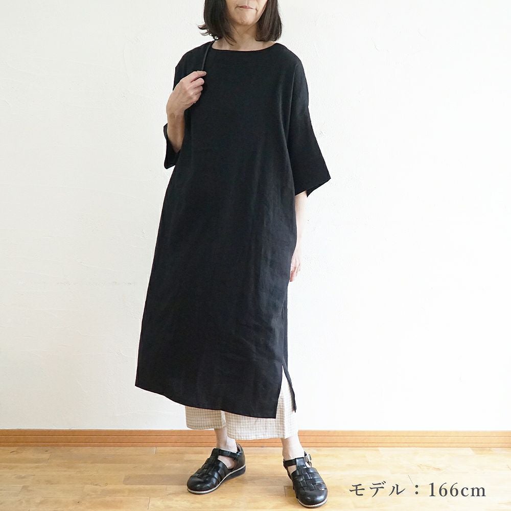 Branch m‘.,ブランチエム,ナチュラル,30代,40代,50代,60代,リネン,ゆったり,パンツ,リネンパンツ,ワイドストレートパンツ,ワイドパンツ,ぺチパンツ,インナーパンツ,アンダーパンツ,ギンガムチェック,チェック柄