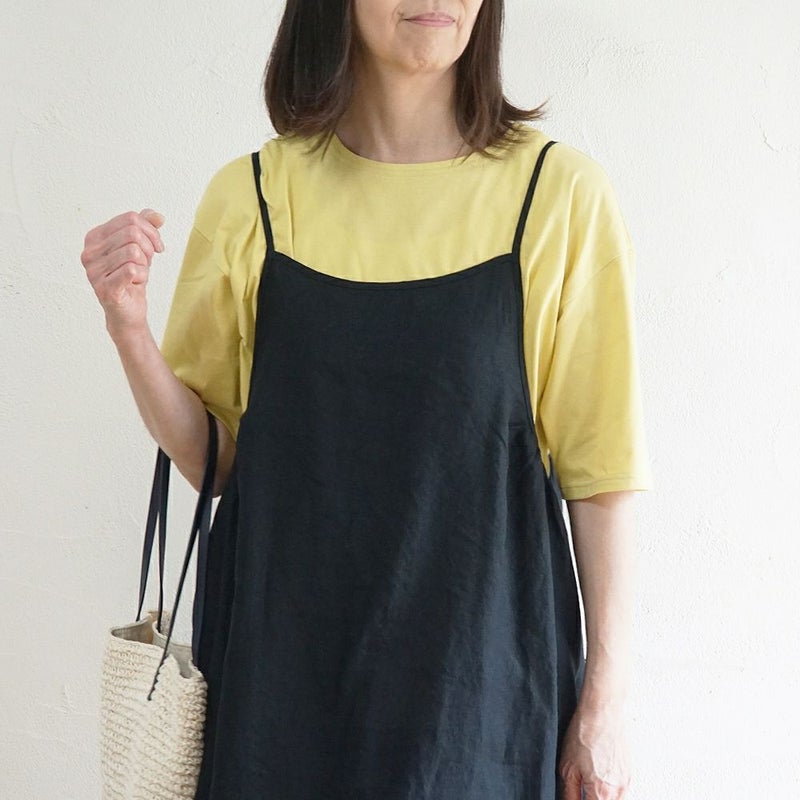 Branch m‘.,ブランチエム,ナチュラル,30代,40代,50代,60代,コットン,ゆったり,綿,Tシャツ,ビッグシルエット,オーバーシルエット,オーバーサイズ,カットソー,５分袖,５分袖Tシャツ