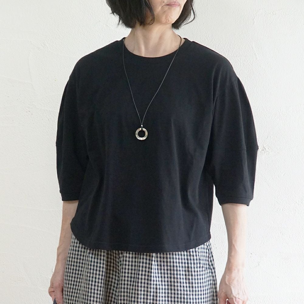 Branch m‘.,ブランチエム,ナチュラル,30代,40代,50代,60代,コットン,綿,ゆったり,Tシャツ,カットソー,