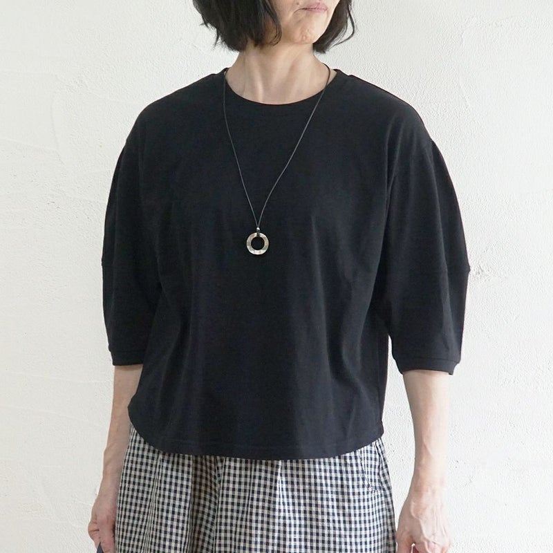 Branch m‘.,ブランチエム,ナチュラル,30代,40代,50代,60代,コットン,綿,ゆったり,Tシャツ,カットソー,