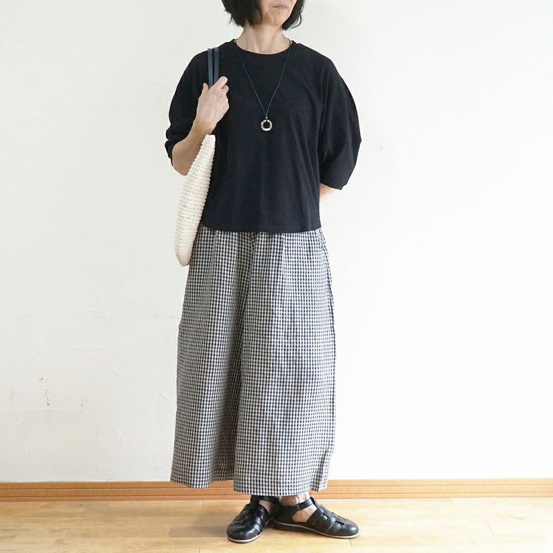 Branch m‘.,ブランチエム,ナチュラル,30代,40代,50代,60代,コットン,綿,ゆったり,Tシャツ,カットソー,