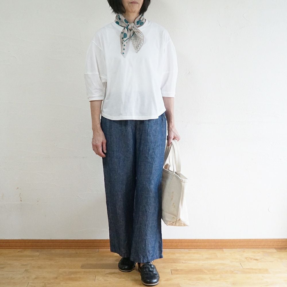 Branch m‘.,ブランチエム,ナチュラル,30代,40代,50代,60代,コットン,綿,ゆったり,Tシャツ,カットソー,