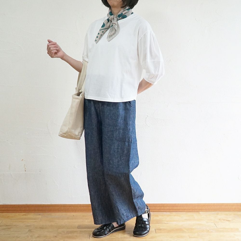 Branch m‘.,ブランチエム,ナチュラル,30代,40代,50代,60代,コットン,綿,ゆったり,Tシャツ,カットソー,