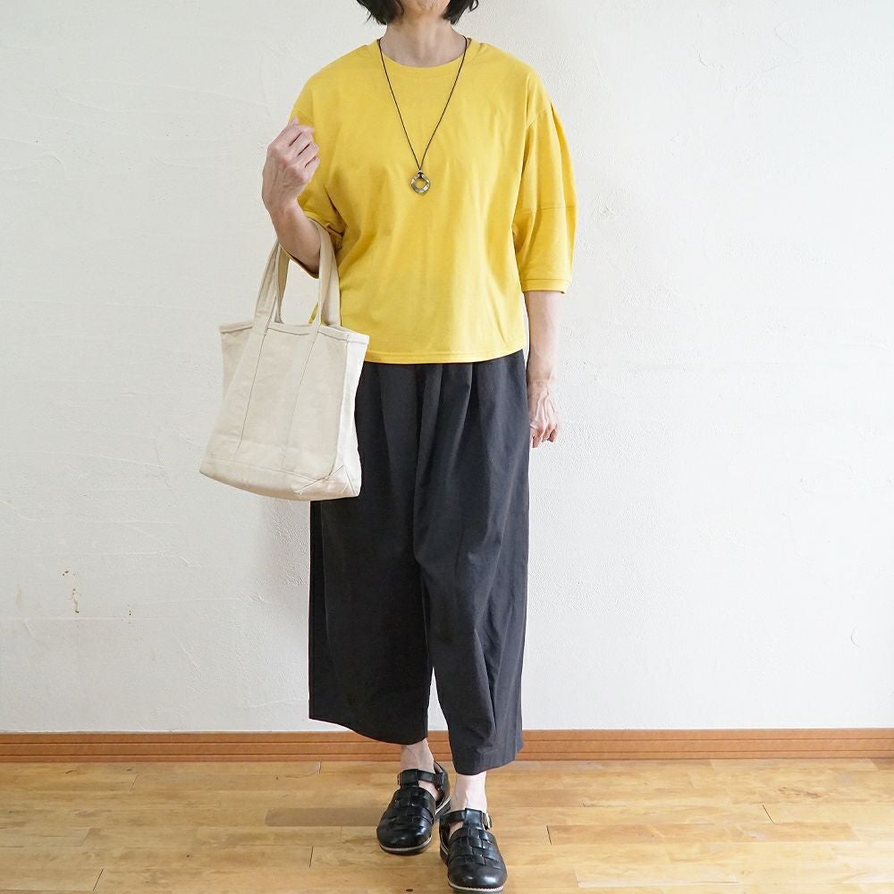 Branch m‘.,ブランチエム,ナチュラル,30代,40代,50代,60代,コットン,綿,ゆったり,Tシャツ,カットソー,