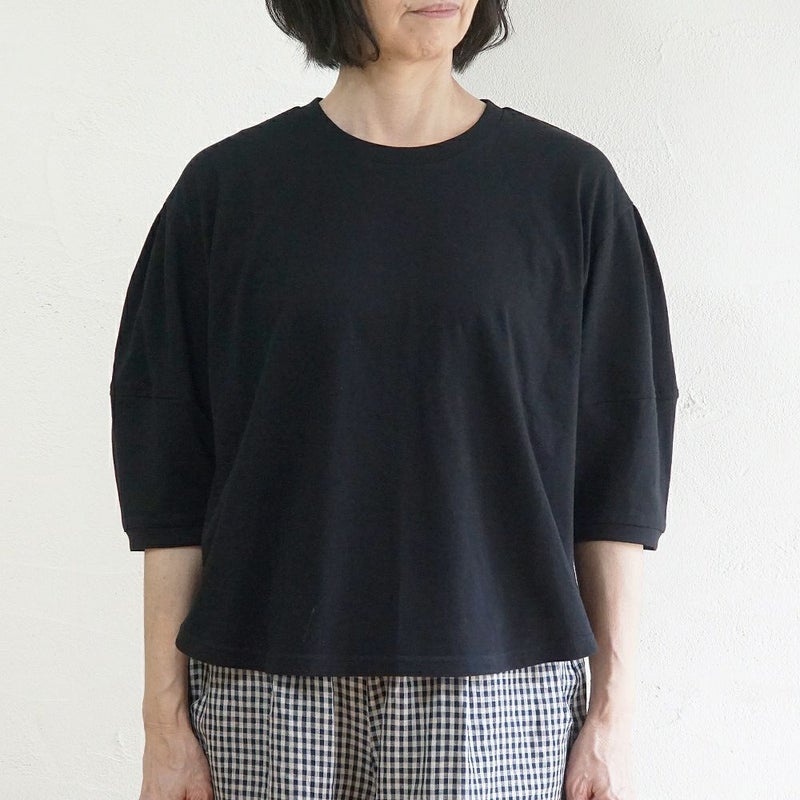 Branch m‘.,ブランチエム,ナチュラル,30代,40代,50代,60代,コットン,綿,ゆったり,Tシャツ,カットソー,