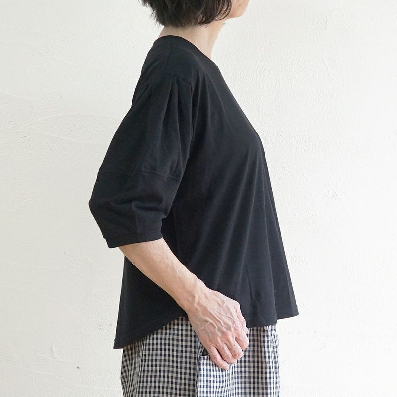 Branch m‘.,ブランチエム,ナチュラル,30代,40代,50代,60代,コットン,綿,ゆったり,Tシャツ,カットソー,