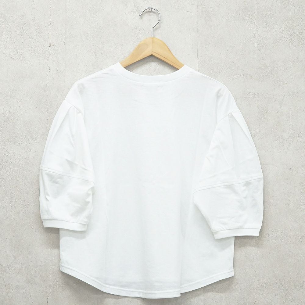 Branch m‘.,ブランチエム,ナチュラル,30代,40代,50代,60代,コットン,綿,ゆったり,Tシャツ,カットソー,