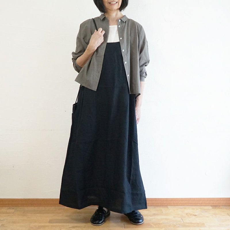 Branch m‘.,ブランチエム,ナチュラル,30代,40代,50代,60代,コットン,綿,ゆったり,ブラウス,コットンブラウス,綿ローン,東炊き,シアーブラウス,シアーシャツ,ノーカラーブラウス