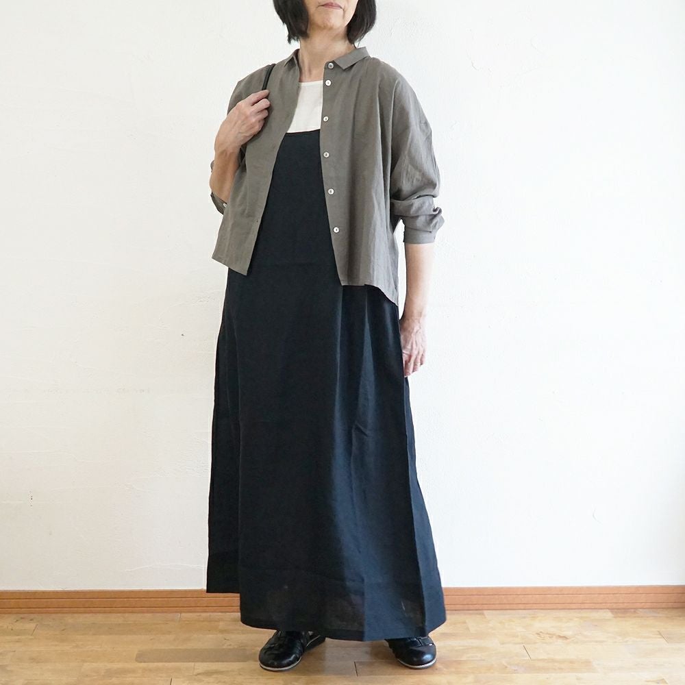 Branch m‘.,ブランチエム,ナチュラル,30代,40代,50代,60代,コットン,綿,ゆったり,ブラウス,コットンブラウス,綿ローン,東炊き,シアーブラウス,シアーシャツ,ノーカラーブラウス