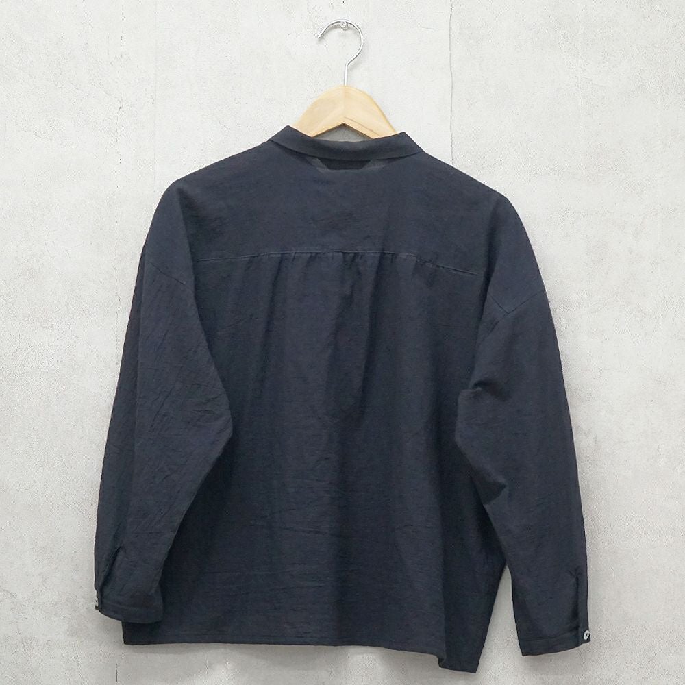 Branch m‘.,ブランチエム,ナチュラル,30代,40代,50代,60代,コットン,綿,ゆったり,ブラウス,コットンブラウス,綿ローン,東炊き,シアーブラウス,シアーシャツ,ノーカラーブラウス