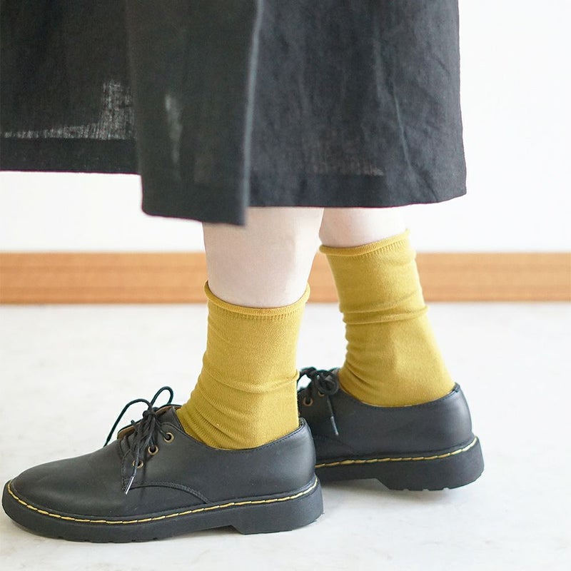 Branch m‘.,ブランチエム,ナチュラル,30代,40代,50代,60代,リネン,ゆったり,靴下,ソックス,コットン,コットンソックス,カラーソックス