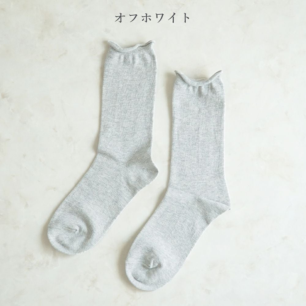 Branch m‘.,ブランチエム,ナチュラル,30代,40代,50代,60代,リネン,ゆったり,靴下,ソックス,コットン,コットンソックス,カラーソックス