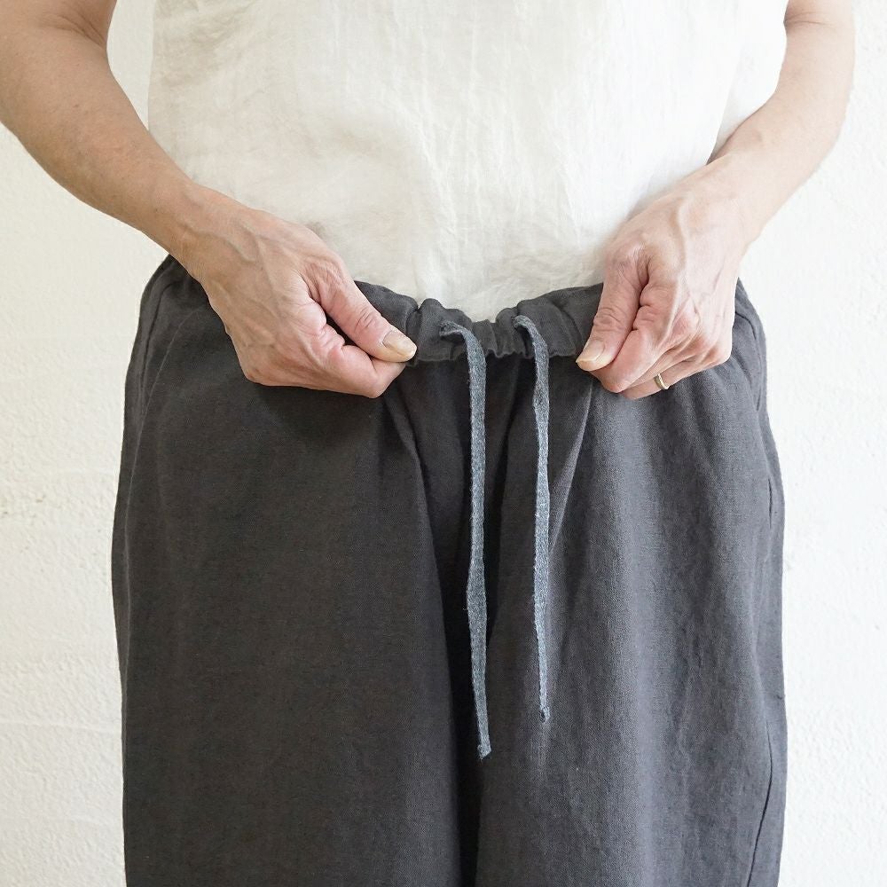 Branch m‘.,ブランチエム,ナチュラル,30代,40代,50代,60代,リネン,ゆったり,麻,パンツ,コクーンパンツ,バルーンパンツ,