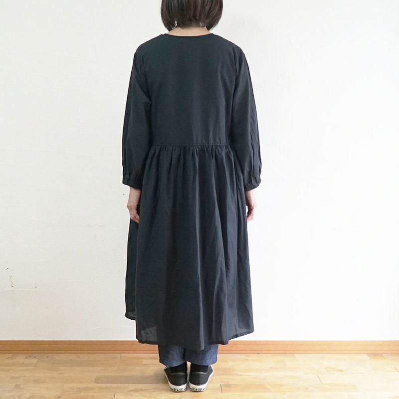 Branch m‘.,ブランチエム,ナチュラル,30代,40代,50代,60代,コットン,綿,ゆったり,ワンピース,カシュクール,羽織