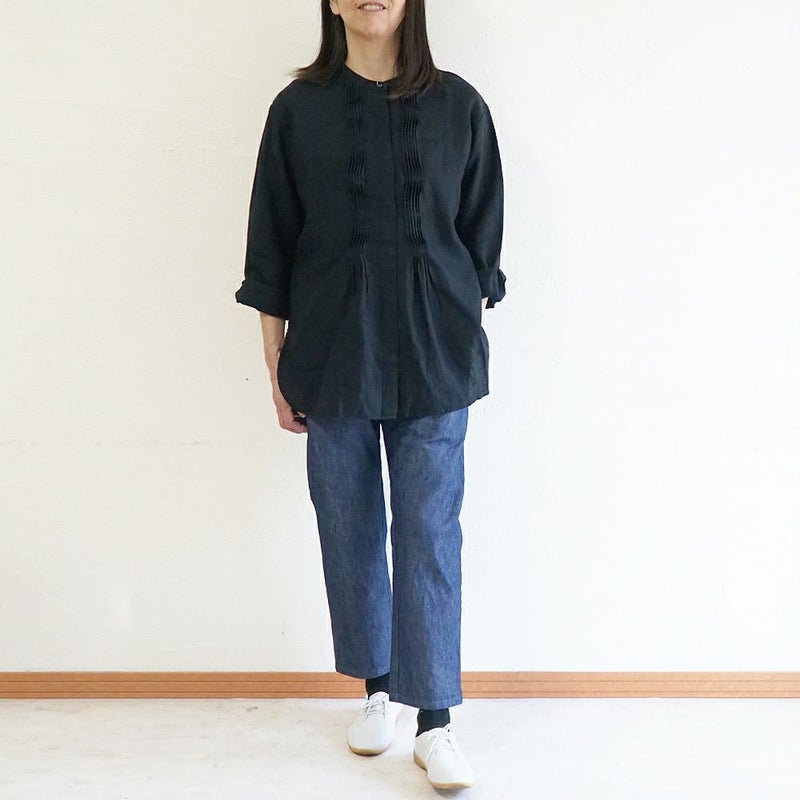 Branch m‘.,ブランチエム,ナチュラル,30代,40代,50代,60代,コットン,綿,ゆったり,パンツ,デニム,デニムパンツ,ストレートパンツ,デニムストレートパンツ