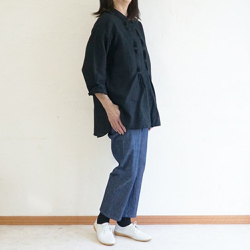 Branch m‘.,ブランチエム,ナチュラル,30代,40代,50代,60代,コットン,綿,ゆったり,パンツ,デニム,デニムパンツ,ストレートパンツ,デニムストレートパンツ