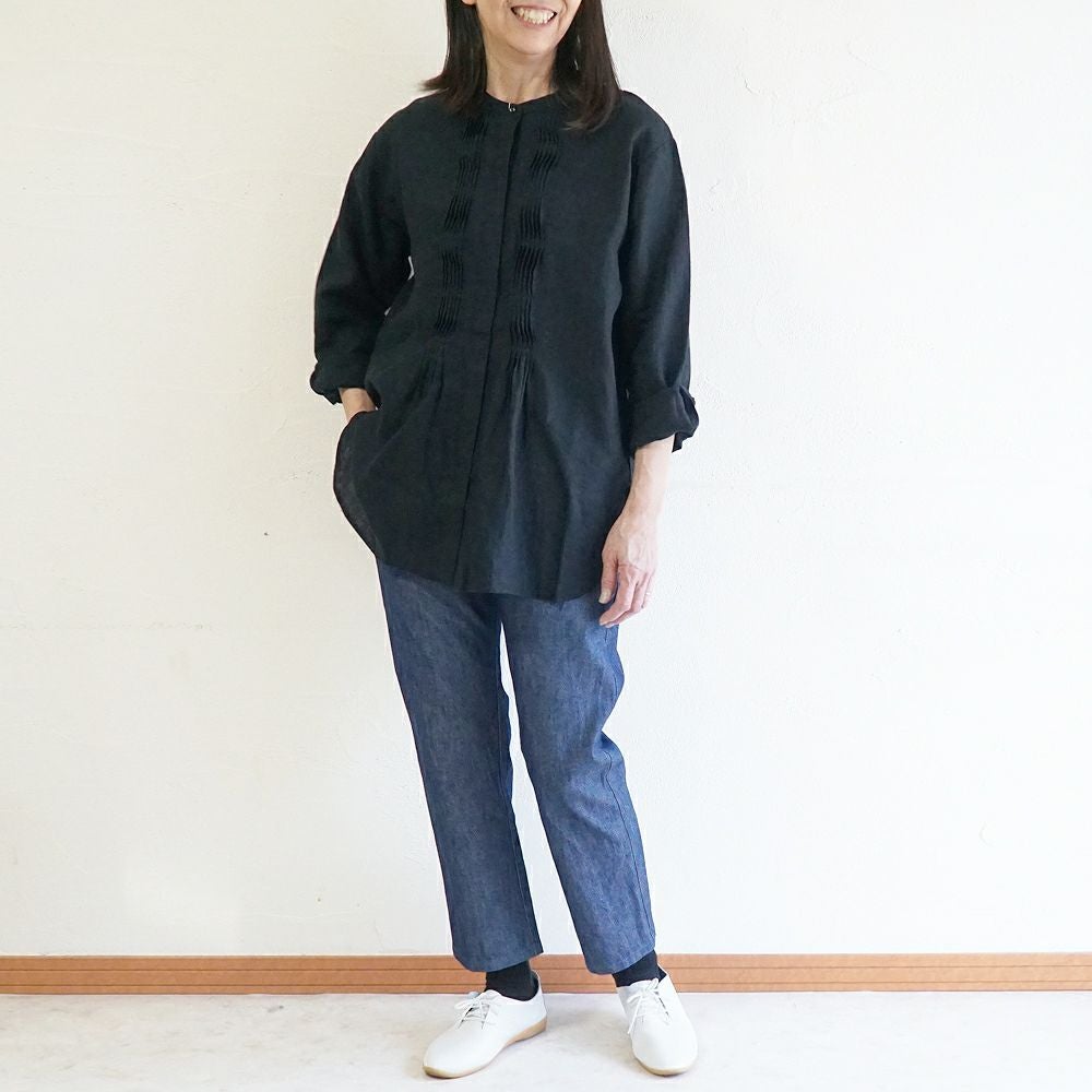 Branch m‘.,ブランチエム,ナチュラル,30代,40代,50代,60代,コットン,綿,ゆったり,パンツ,デニム,デニムパンツ,ストレートパンツ,デニムストレートパンツ