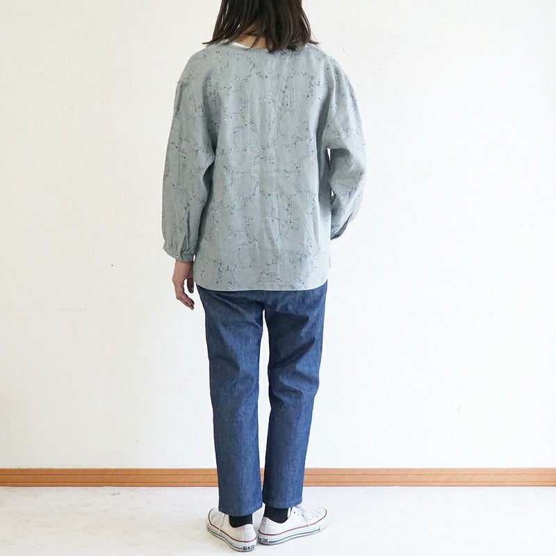 Branch m‘.,ブランチエム,ナチュラル,30代,40代,50代,60代,コットン,綿,ゆったり,パンツ,デニム,デニムパンツ,ストレートパンツ,デニムストレートパンツ