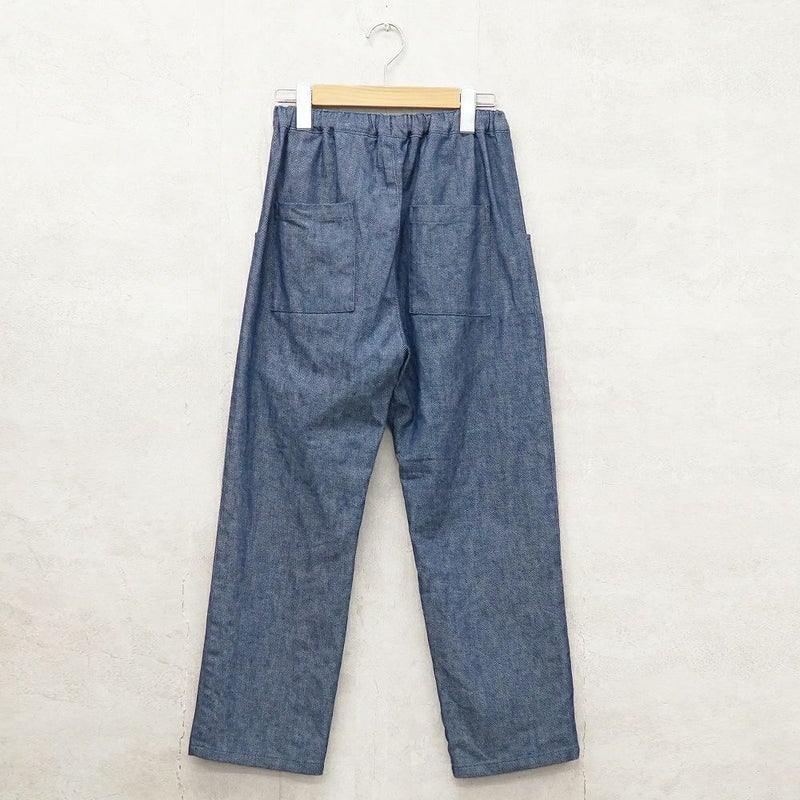 Branch m‘.,ブランチエム,ナチュラル,30代,40代,50代,60代,コットン,綿,ゆったり,パンツ,デニム,デニムパンツ,ストレートパンツ,デニムストレートパンツ