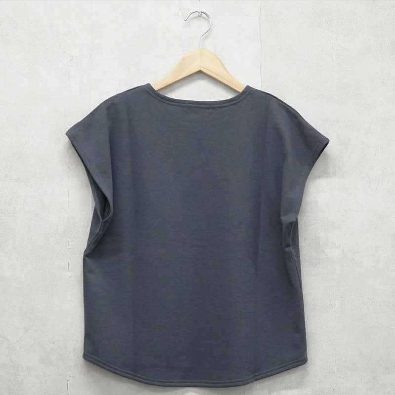 Branch m‘.,ブランチエム,ナチュラル,30代,40代,50代,60代,コットン,ゆったり,綿,裏毛,裏毛ベスト,ベスト,レイヤード,重ね着,体温調節,