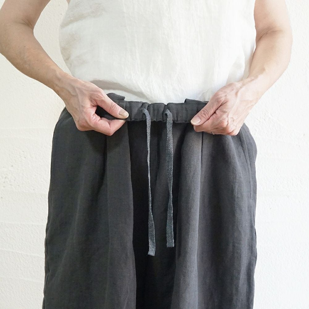 Branch m‘.,ブランチエム,ナチュラル,30代,40代,50代,60代,リネン,ゆったり,パンツ,リネンパンツ,バルーンパンツ,ワイドパンツ,フィグパンツ, 