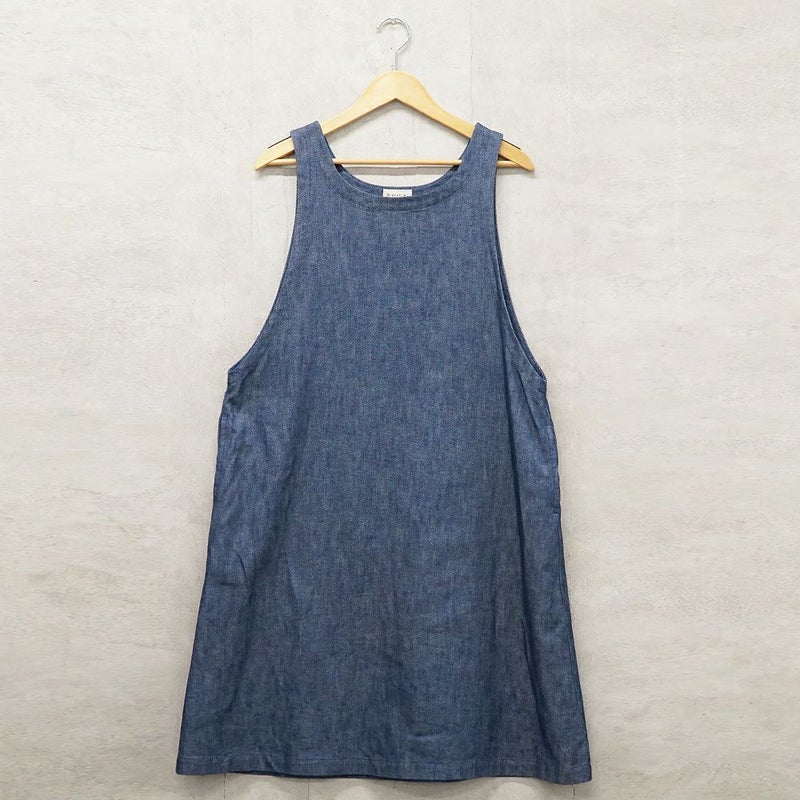 Branch m‘.,ブランチエム,ナチュラル,30代,40代,50代,60代,リネン,ゆったり,エプロン,リネンエプロン,ワンピースエプロン,エプロンワンピース,