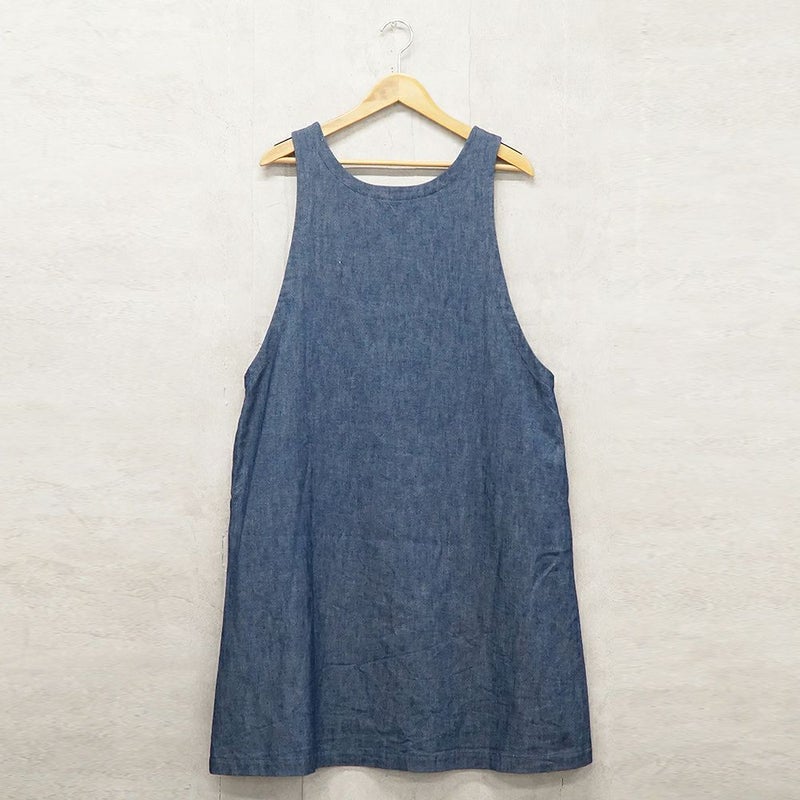 Branch m‘.,ブランチエム,ナチュラル,30代,40代,50代,60代,リネン,ゆったり,エプロン,リネンエプロン,ワンピースエプロン,エプロンワンピース,