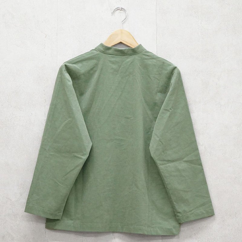 Branch m‘.,ブランチエム,ナチュラル,30代,40代,50代,60代,コットン,綿,ゆったり,ブラウス,長袖,羽織,シャツ,羽織シャツ,ライトアウター,スタンドカラー,スタンドカラーシャツ
