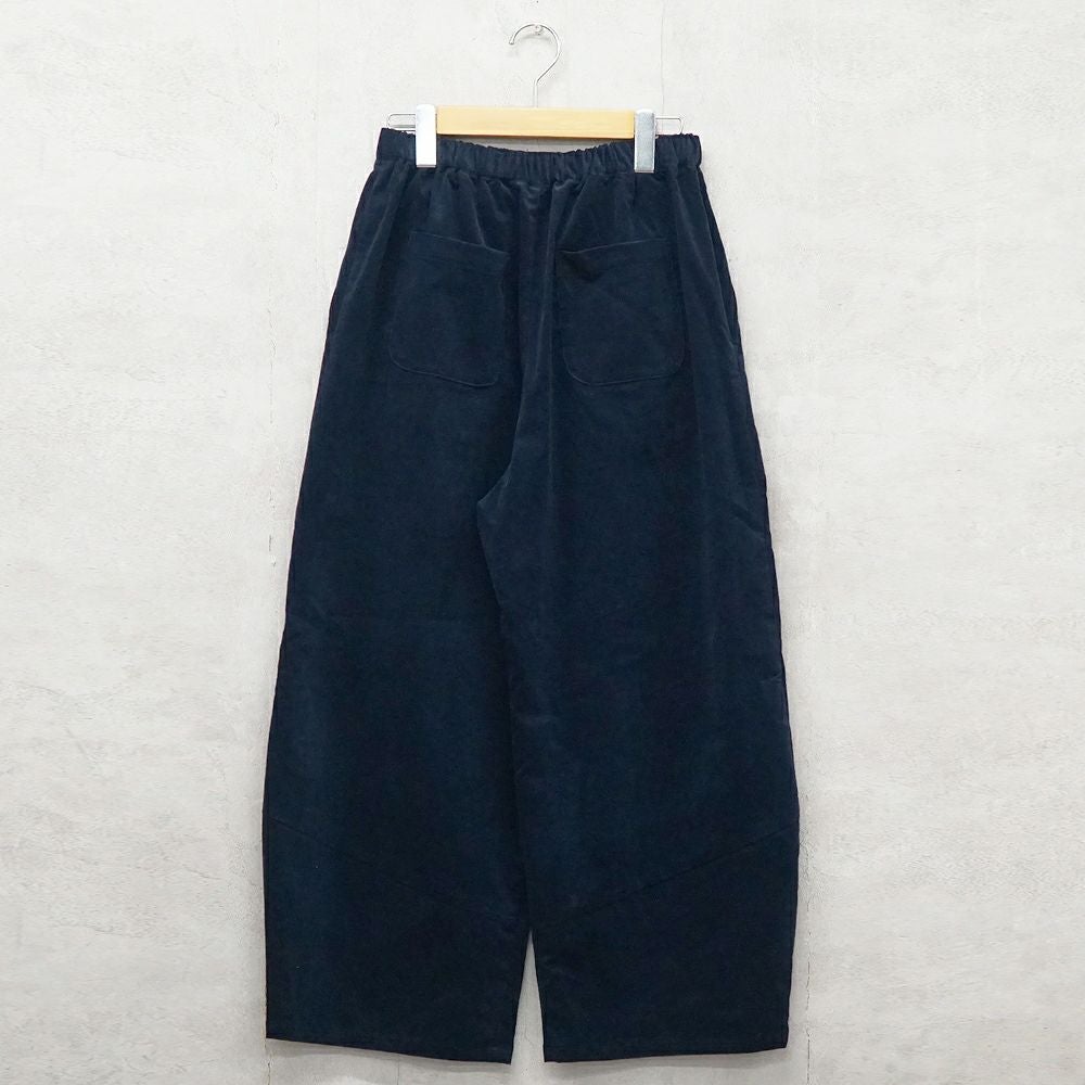 Branch m‘.,ブランチエム,ナチュラル,30代,40代,50代,60代,コットン,綿,ゆったり,パンツ,コクーンパンツ,コーデュロイ,細コール,コーデュロイパンツ,ボウルパンツ