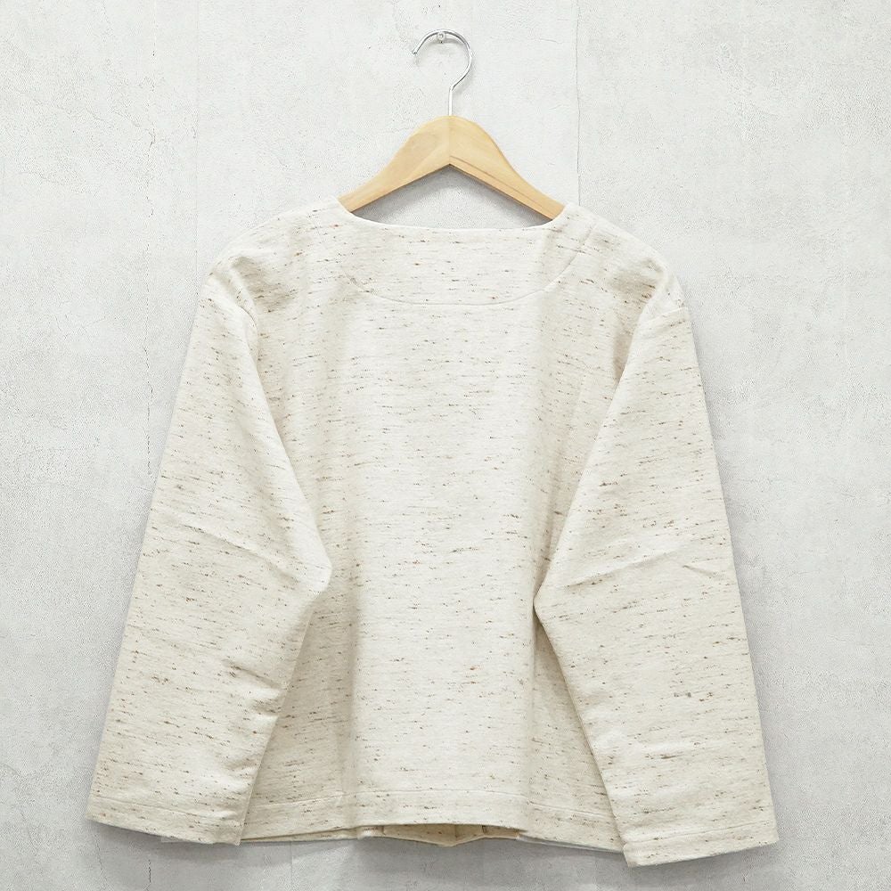 Branch m‘.,ブランチエム,ナチュラル,30代,40代,50代,60代,コットン,ゆったり,綿,アウター,カーディガン,ジャケット,羽織り,羽織,ライトアウター,Vネックジャケット,Vネックカーディガン,ネップ,ジャズネップ