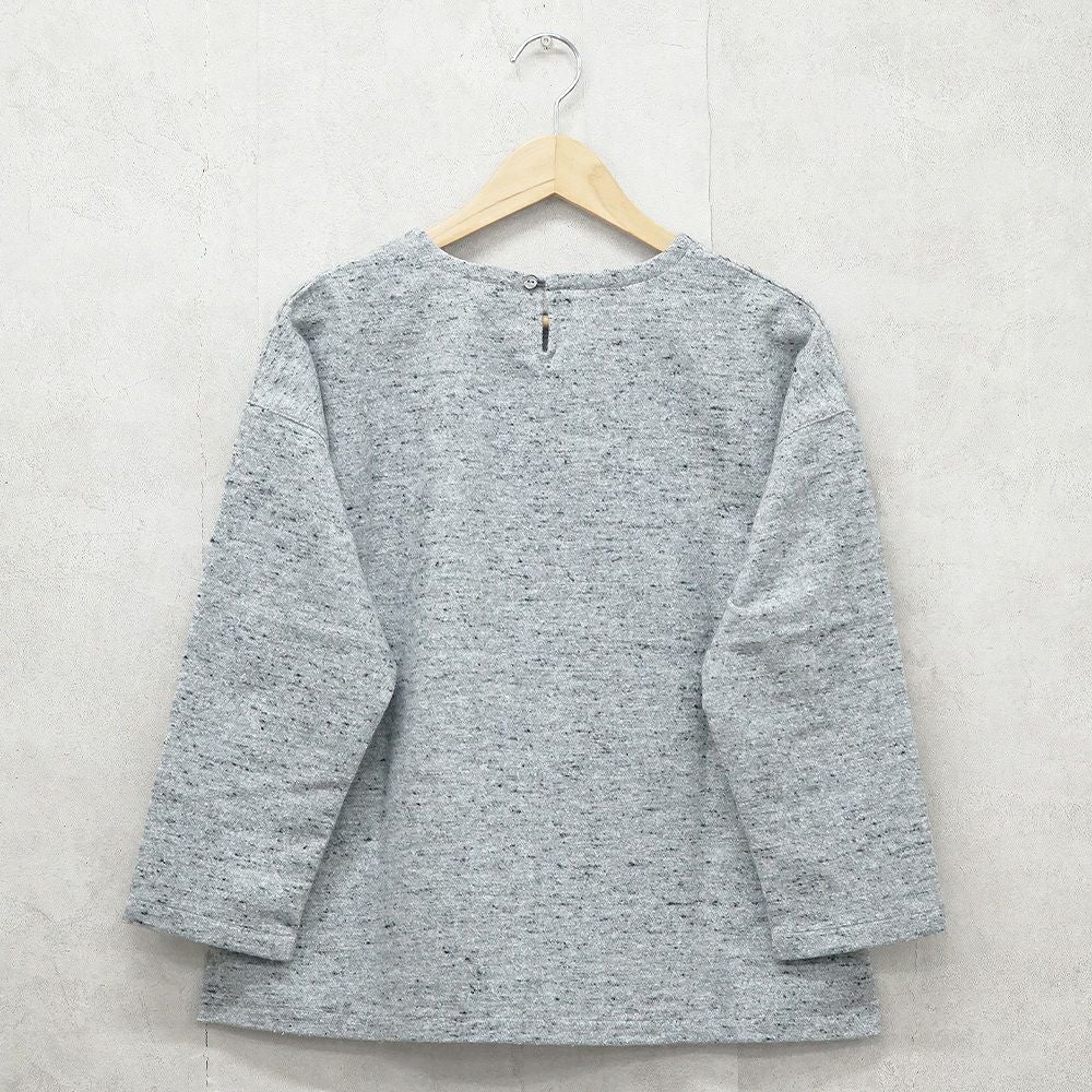 Branch m‘.,ブランチエム,ナチュラル,30代,40代,50代,60代,コットン,ゆったり,綿,プルオーバー,長袖,ネップ,ジャズネップ