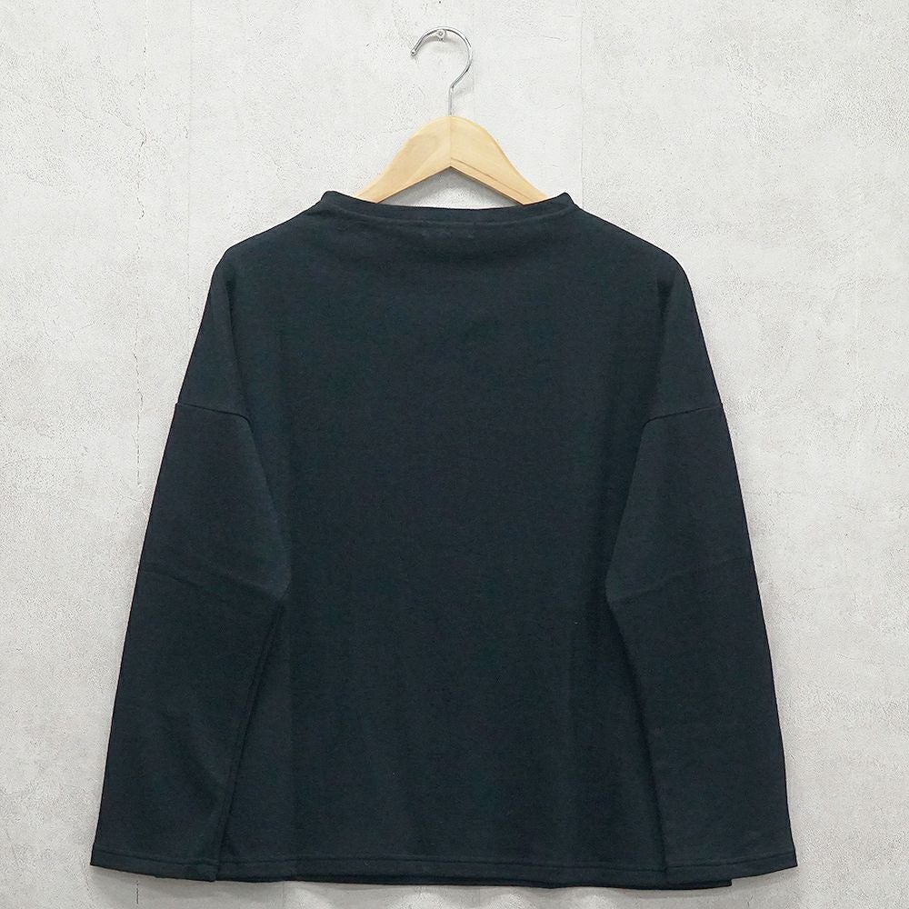 Branch m‘.,ブランチエム,ナチュラル,30代,40代,50代,60代,コットン,綿,ゆったり,Tシャツ,カットソー,ボトルネック,ボトルネックプルオーバー,,長袖