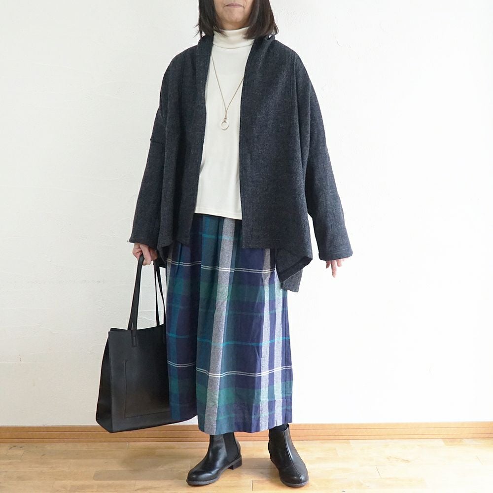 Branch m‘.,ブランチエム,ナチュラル,30代,40代,50代,60代,コットン,綿,ゆったり,Tシャツ,カットソー,タートルネック,タートルネックプルオーバー,,長袖