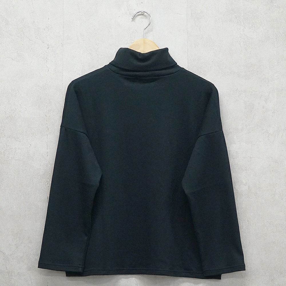 Branch m‘.,ブランチエム,ナチュラル,30代,40代,50代,60代,コットン,綿,ゆったり,Tシャツ,カットソー,タートルネック,タートルネックプルオーバー,,長袖