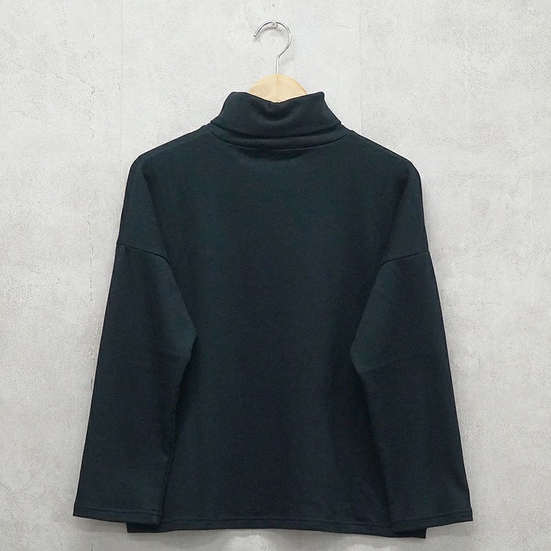 Branch m‘.,ブランチエム,ナチュラル,30代,40代,50代,60代,コットン,綿,ゆったり,Tシャツ,カットソー,タートルネック,タートルネックプルオーバー,,長袖