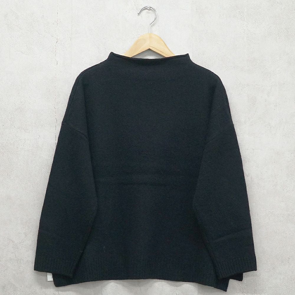 Branch m‘.,ブランチエム,ナチュラル,30代,40代,50代,60代,ウール,ゆったり,ニット,ボトルネック,ボトルネックニット,ニットプルオーバー,ウール,ウールニット