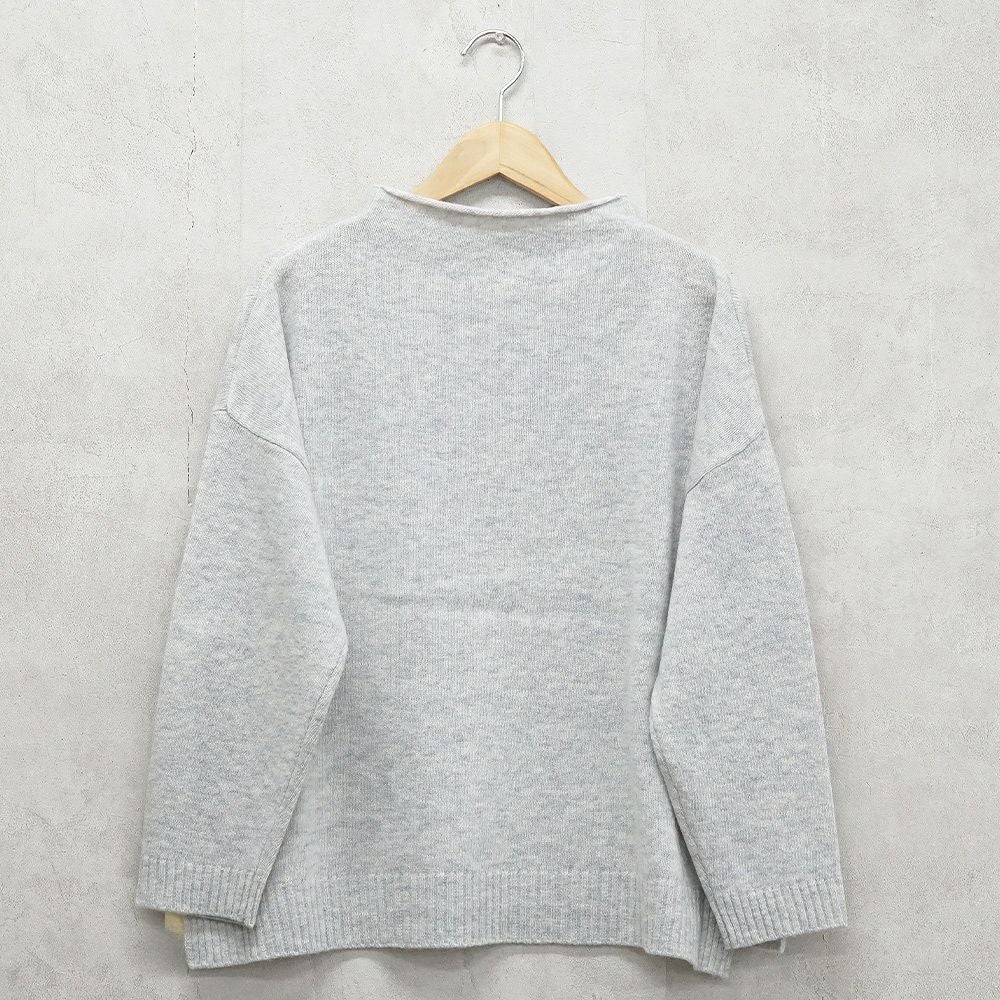 Branch m‘.,ブランチエム,ナチュラル,30代,40代,50代,60代,ウール,ゆったり,ニット,ボトルネック,ボトルネックニット,ニットプルオーバー,ウール,ウールニット